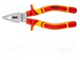 Cleşti izolaţi universali NEO TOOLS 180mm oţel crom-vanadium