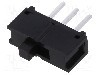 Intrerupator glisant, 2 pozitii, SPDT, ON-ON, E-SWITCH - EG1218