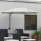 vidaXL Parasol de Grădină Bej și negru 248 x 248 x 148 cm 42003227