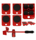 Set de role pentru transportul mobilei, cu ridicare, 5 in 1