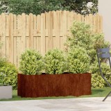vidaXL Jardinieră Rusty 120x40x40 cm Oțel pentru intemperii 860681