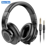 Casti audio profesionale New Bee DH81, Pentru Studio, DJ, Podcast, Mixaj, Inregistrare, Cu fir, Culoare Negru