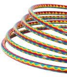 Set Inele Rotire Copii 75 cm Diametru, Plastic Netoxic, Peste 5 Ani, 10 Bucăți
