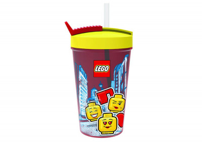 LEGO Pahar LEGO Iconic cu pai Quality Brand foto