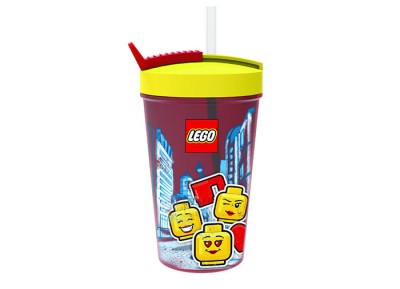 LEGO Pahar LEGO Iconic cu pai Quality Brand foto