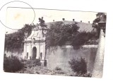 CP Alba Iulia - Poarta si zidul Cetatii, RPR, circulata 1958, patata, Printata