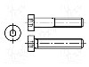 Surub M6, otel, 20mm, cap rotund, BOSSARD, M6X20/BN17 DIN7984