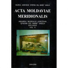 Acta Moldaviae Meridionalis - Anuarul muzeului judetean Vaslui vol. II foto