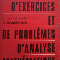 B. Demidovitch - Recueil d'exercices et de problemes d'analyse mathematique (editia 1971)
