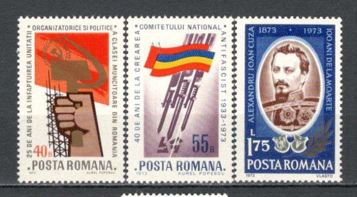 Romania.1973 Aniversari TR.380