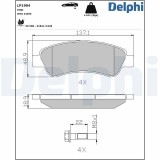 Set placute frana disc Citroen Jumper I, Jumper II, Jumper II Sasiu; Fiat Ducato, Ducato Sasiu; Peugeot Boxer, Boxer Sasiu Motor 0 D, 100 Multijet