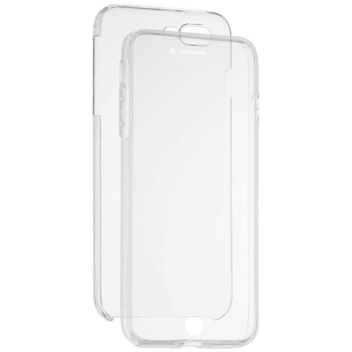Husa 360 (fata+spate) silicon transparent pentru Apple Iphone SE 2020