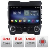 Navigatie Ford Edge 2015-2021 midline Android radio gps internet Octa Core 8+128 LTE CarStore Technology
