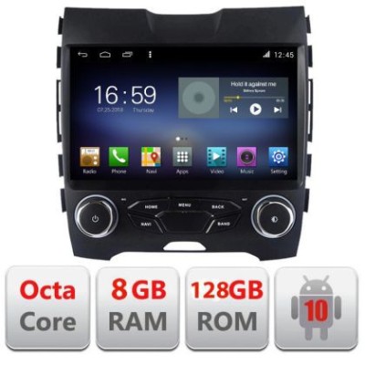Navigatie Ford Edge 2015-2021 midline Android radio gps internet Octa Core 8+128 LTE CarStore Technology foto