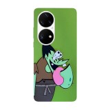 Husa compatibila cu Huawei Nova Y70 model Grubber The Ganggreen Gang, Silicon, TPU, Viceversa, Transparent, Carcasa