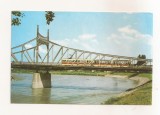 RF193 - Carte Postala - Arad. Pod peste Mures, circulata 1969