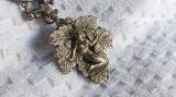 Unic LANT pentru CEAS de BUZUNAR art nouveau FRANTA 1900 manopera EXCEPTIONALA, Ornamentale