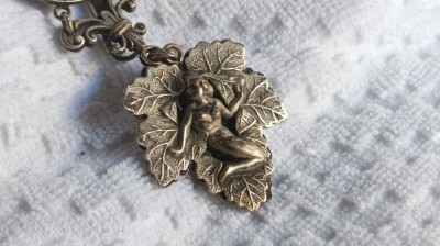 unic LANT CEAS de BUZUNAR 1900 FRANTA art nouveau SPLENDID manopera EXCEPTIONALA foto