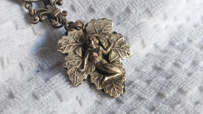 unic LANT CEAS de BUZUNAR 1900 FRANTA art nouveau SPLENDID manopera EXCEPTIONALA