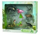 Set de 8 figurine pictate manual Wild Life, Collecta