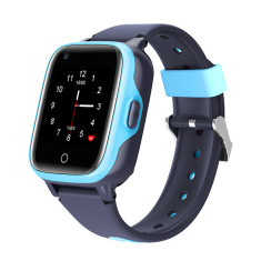 Ceas Smartwatch Pentru Copii Wonlex KT15, cu Functie Telefon, Apel video, Localizare GPS, Camera, Pedometru, SOS, IP54, 4G Albastru, Cartela SIM Cadou