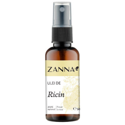 ZANNA ULEI DE RICIN PRESAT LA RECE SPRAY 50ML foto