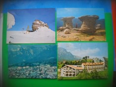 HOPCT LOT 3130 BUSTENI -PRAHOVA- 4 CARTI POSTALE-CIRCULATE