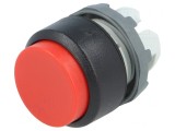 Comutator apăsare 22mm roșu