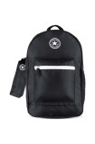 Converse ghiozdan copii culoarea negru, mare, cu imprimeu, 9A5518