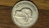 Noua Zeelanda -moneda de colectie argint - 1 florin 1937 -George VI- superba!, Australia si Oceania