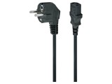 Cablu GEMBIRD 3x0,5mm&sup2; CEE 7/7 unghi IEC C13 mamă
