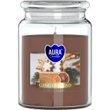Lumanare Parfumata MagicHome Aura in Borcan, Aroma Turta Dulce, 500g, 100h Ardere
