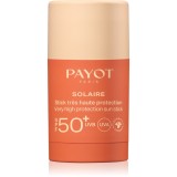 Payot Solaire Stick Tr&egrave;s Haute Protection SPF 50+ stick plaja SPF 50+ 15 g