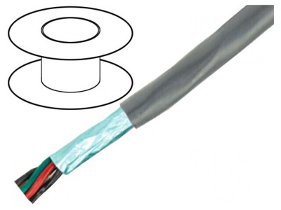 Cablu Pro-Tekt 3x22AWG Ecranat PVC foto