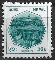 B2271 - Nepal 1987 - Peisaj neuzat,perfecta stare