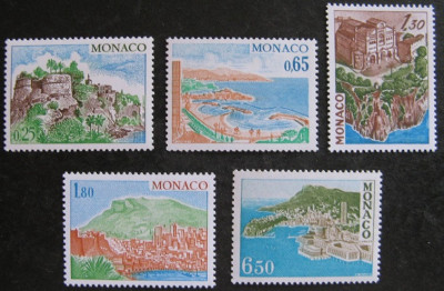 C4868 - Monaco 1978 - Turism 5v. neuzat,perfecta stare foto