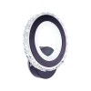 Aplica LED Rotonda Alessandro DESIGN, 16W, Negru, 3 tipuri lumina: Calda, Neutra, Rece, Interior, Diametru 15 cm