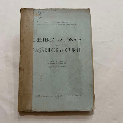 C. Baicoianu - Cresterea rationala a pasarilor de curte foto