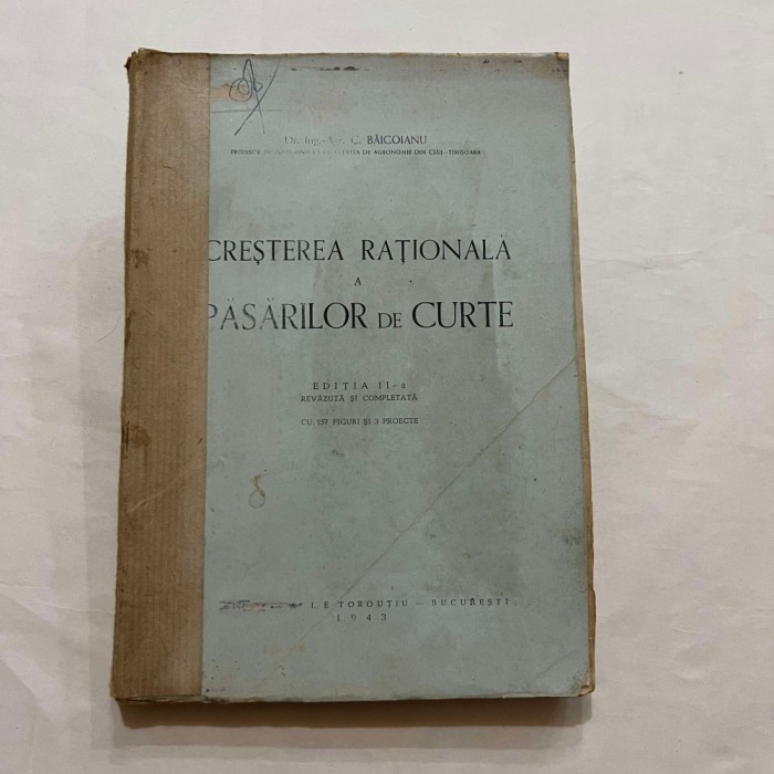 C. Baicoianu - Cresterea rationala a pasarilor de curte