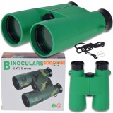 Binoclu din plastic cu mini busolă Focalizare reglabilă 6x35 Sigur