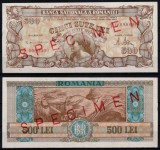 Romania 1947, 500 LEI Cosasul SPECIMEN, P#63s, UNC! RARA!!!