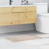 Covoras Baie vidaXL Crem 50x80 cm Dreptunghiular Antiderapant Bumbac