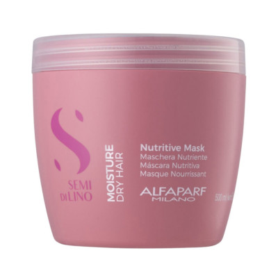 Masca hidratanta pentru par uscat, Alfaparf, Semi Di Lino Moisture Nutritive Mask, 500ml foto