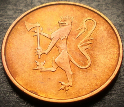Moneda 5 ORE - NORVEGIA, anul 1973 *cod 3737 foto