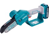 Mini ferăstrău cu lanț pe acumulator - lamă 130mm, fără baterie și &icirc;ncărcător