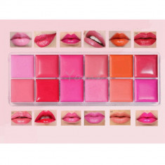 Lipstick paleta profesionala 12 nuante Matte Romantic Beauty foto