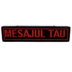 Panou Led de Exterior Programabil/Reclama Luminoasa 100x20 ROSU - PROFESIONAL