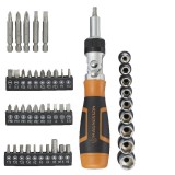 Cumpara ieftin Set 46 Biti Surubelnita Magnusson Otel, Multifunctional, Include Prize si Biti PH/PZ/Torx/Fante - Uz General, Electrician, Lacatus