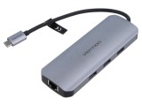 Hub USB HDMI și VGA cu multiple porturi USB A și C