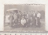 bnk foto Excursionisti langa autocar Skoda 706 RTO - 1962